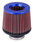 K&N RR-3002 REVERSE CONICAL REUSABLE AIR FILTER 3"FLG 6"B 5-1/4"T 5"H Blue