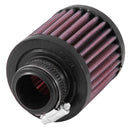 K&N RU-0060 UNIVERSAL REUSABLE RUBBER AIR FILTER 1-1/4"FLG 3"OD 3"H