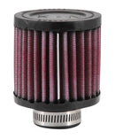K&N RU-0060 UNIVERSAL REUSABLE RUBBER AIR FILTER 1-1/4"FLG 3"OD 3"H