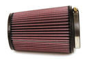 K&N RU-2590 UNIVERSAL TAPERED CLAMP ON AIR FILTER 4¨FLANGE 5.375¨BASE 7¨HEIGHT