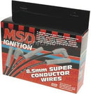 MSD 32813 8.5MM SPARK PLUG LEAD SET BLACK GM LS1 VETTE/ CAMARO 97-