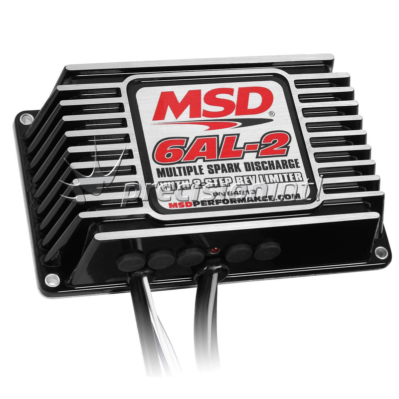 MSD 64213 6AL-2 IGN CONTROLLER BLACK WITH 2-STEP REV LIMITER