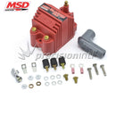 MSD 8207 STREET BLASTER E-CORE COIL SQUARE EPOXY RED
