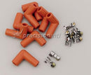 MSD 8852 PRO RACE HIGH TEMP BOOTS 90 INC TERMINALS SET OF 8