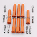 MSD 8854 RACE HIGH TEMP BOOTS-STRAIGHT INC TERMINALS SET OF 8