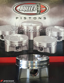 CP PISTONS BC1100-040 BULLET FORGED PISTONS FLAT TOP CHEV SB INC RINGS BORE 4.165