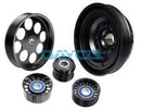POWERBOND PK8041 LS SUPERCHARGER DRIVE KIT 8 RIB POWER PULLEY KIT