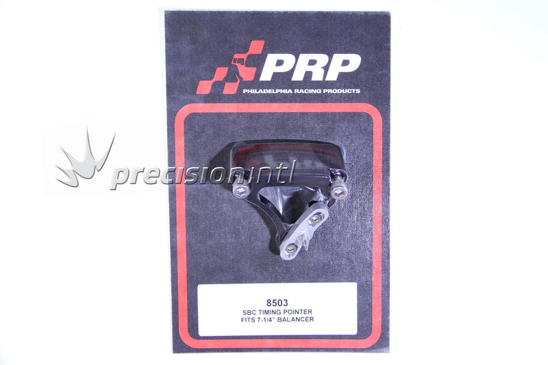 PRP PRP-8503 BILLET ADJ TIMING POINTER BLAC FITS CHEV SB 7-1/4" BALANCER