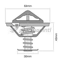 TRIDON TT297-192 THERMOSTAT BLISTERED HIGH FLOW