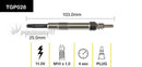 TRIDON TGP028 GLOW PLUG 103MM LONG 11V