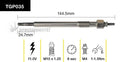 TRIDON TGP035 GLOW PLUG 144.5MM LONG 11V