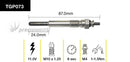 TRIDON TGP073 GLOW PLUG 87MM LONG 11V