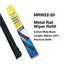 TRIDON MRW22-20 WIPER METAL REFILL 560MM WIDE (20 PACK)
