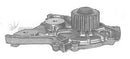ENDUROTEC GWMZ-32A WATER PUMP MAZDA F8-FE-F2 USE WP2032GMB